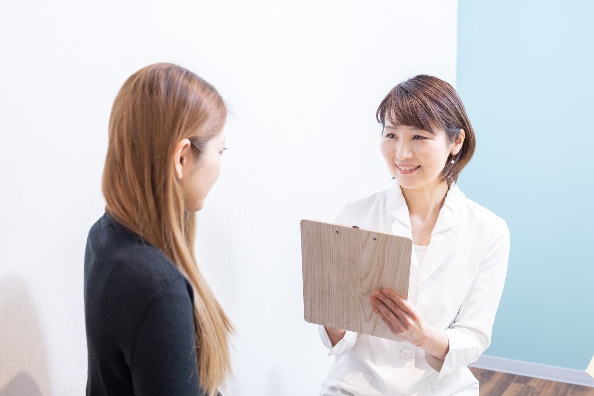 カウンセリング途中の写真